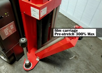 Robotic pallet stretch wrapping machine