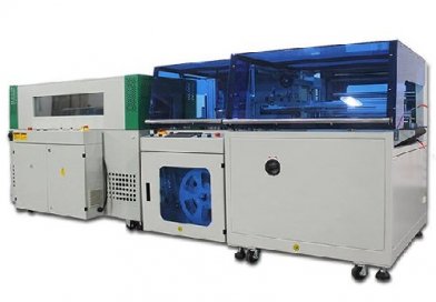 Thermal side sealing shrink wrapping machine