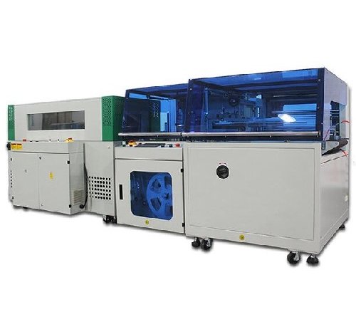 Thermal side sealing shrink wrapping machine