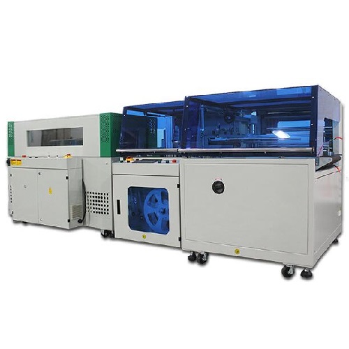 Thermal side sealing shrink wrapping machine
