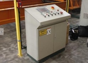 electrical cabinet of coil wrapper