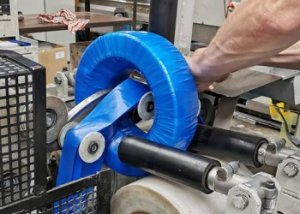 VCI tape used on coil wrapper for wrapping bearings