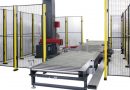 Online fully automatic pallet pre-stretch wrapping line-min