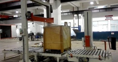 fully automatic pallet stretch wrap line
