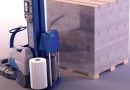 robotic pallet wrapping machine